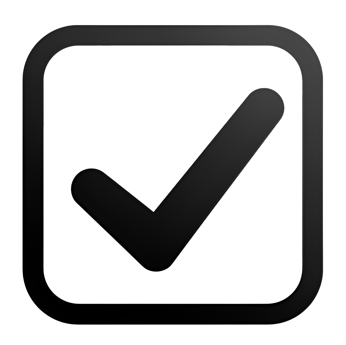 Low opt-out checkmark icon