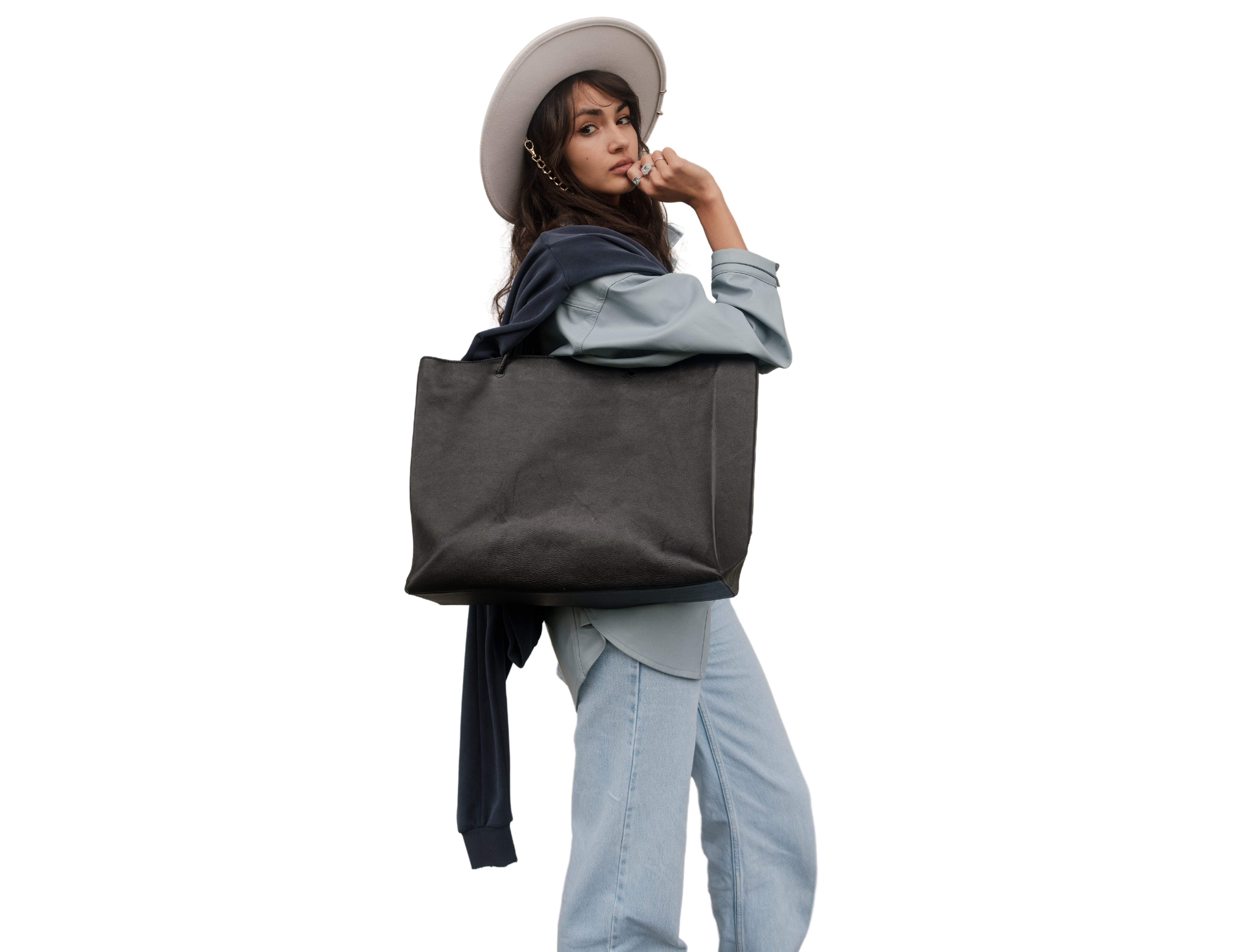 Woman shopping online